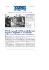 OSCE Newsletter September 2001