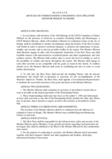 Mandate of the Spillover Monitor Mission to Skopje