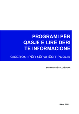 Programi për qasjen e lirë deri te informacionet- ciceroni për nëpunësit publik
