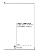 Handbook for Mayors and Municipal Council Members of the Republic of Macedonia