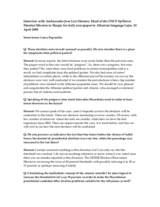 Interview with Ambassador Jose Luis Herrero, Head of the OSCE Spillover Monitor Mission to Skopje in Albanian language daily newspaper Lajm, 10 April 2009